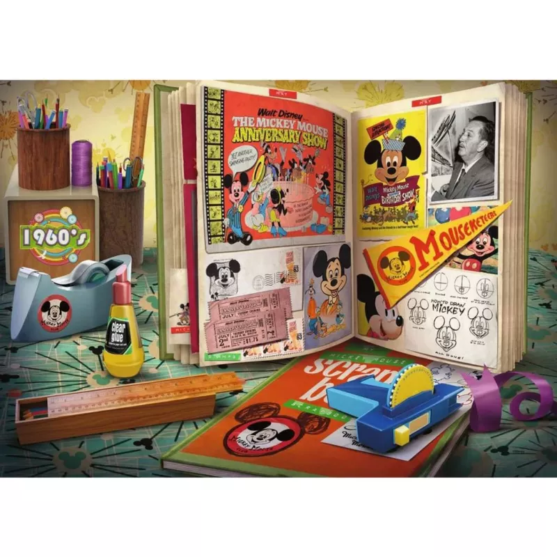 Puzzle 1960 Mickey Moments (1000 peças)
