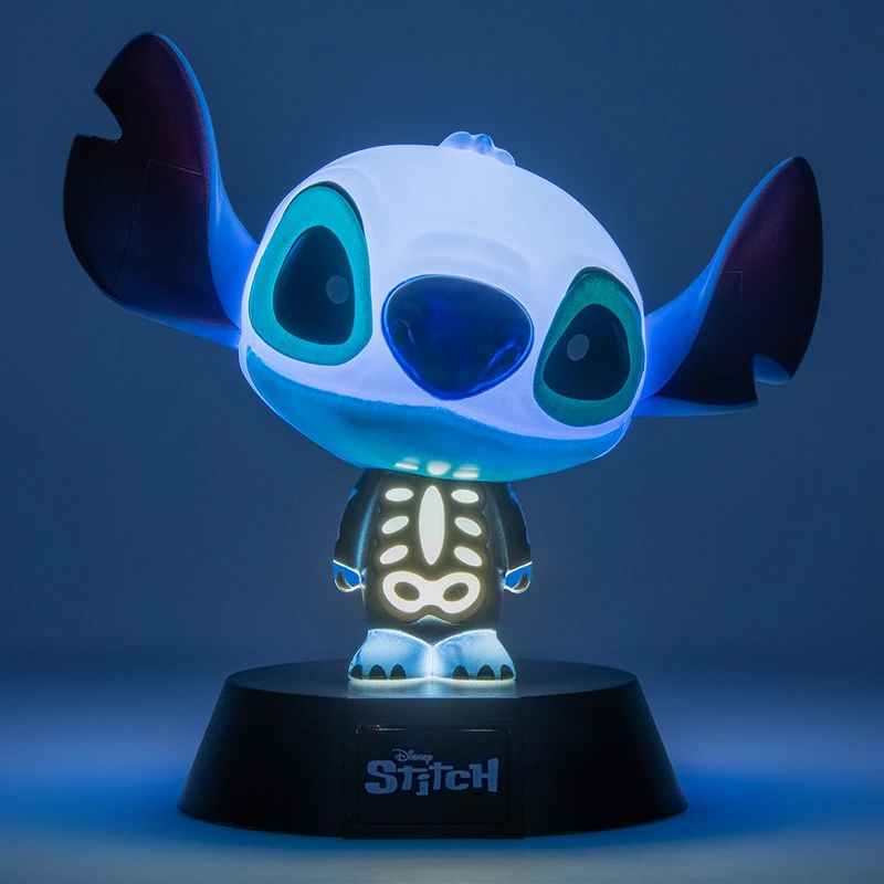 Candeeiro de mesa Paladone Stitch Skeleton Icon Light – luz noturna de figura