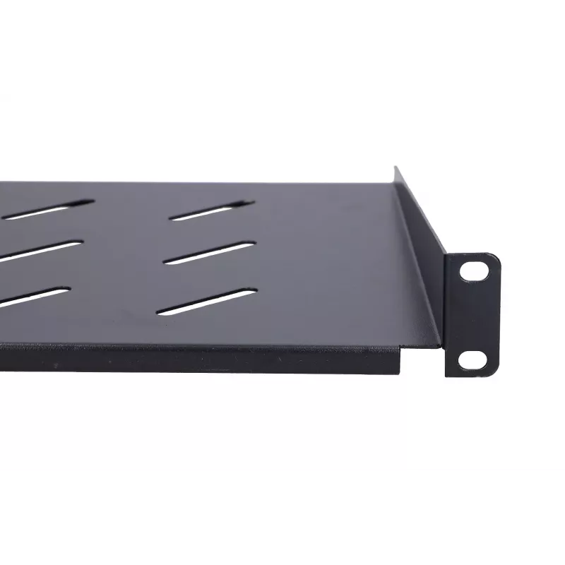 Extralink EX.14480 prateleira para armários de 19 polegadas, aço, preta, 1U, 350 mm