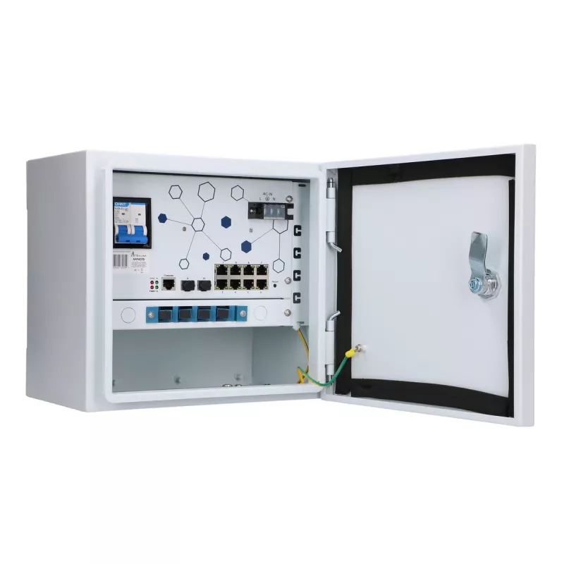 Switch gerido Extralink Minos 8x RJ45 1000Mbps PoE 200W L2