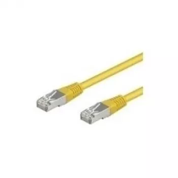 Cabo de rede Wentronic Goobay CAT 5e, F/UTP, amarelo, 50 m - mistura de cobre CCA (50869)