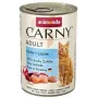 Comida húmida para gatos animonda Carny Frango + Salmão Adult 400 g sem cereais, sem glúten