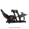 Cockpit de corrida Next Level Racing F-GT Elite Lite Wheelplate Edition altura ajustável compatível com setups de Fórmula e GT