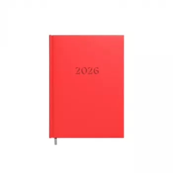 Caderno de planeamento Buroodisain 241728-006 A5 vermelho com calendário 2026
