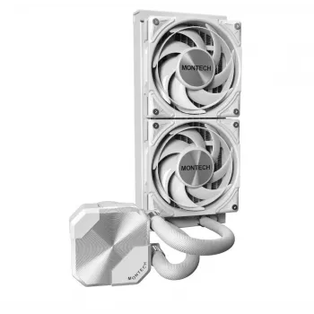 Refrigeração líquida all-in-one para processador Montech HyperFlow Silent 240 12 cm branco 1 unid.
