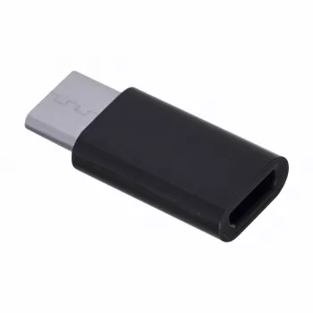 Savio AK-31 / B Adaptador de interface de cabo/género Micro USB USB 3.1 Type-C preto