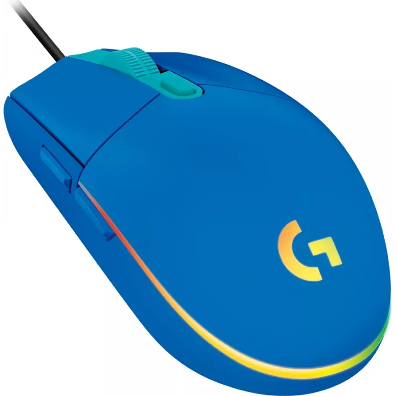 Logitech G102 LIGHTSYNC rato gaming, azul