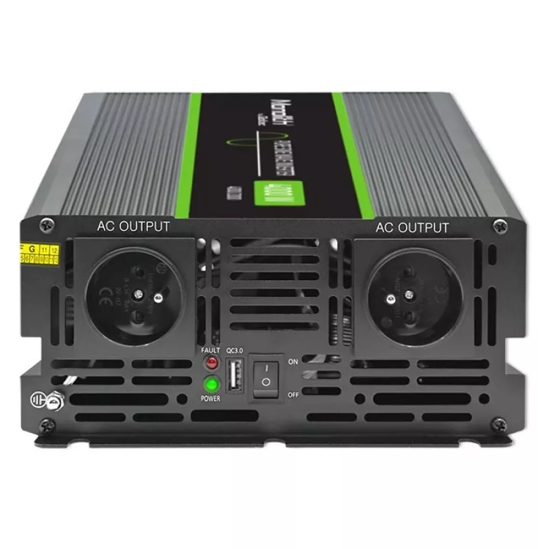 Qoltec Monolith Adaptador/conversor de corrente automóvel 4000 W Preto
