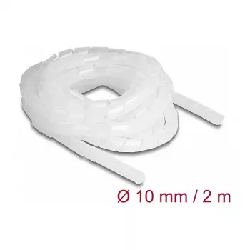 Tubo espiral flexível DeLOCK 2 m x 10 mm transparente