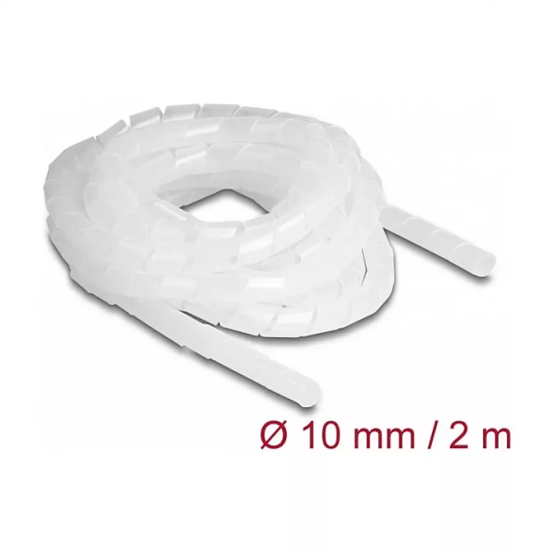 Tubo espiral flexível DeLOCK 2 m x 10 mm transparente
