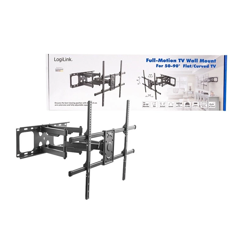Suporte de parede para TV LogiLink 50–90