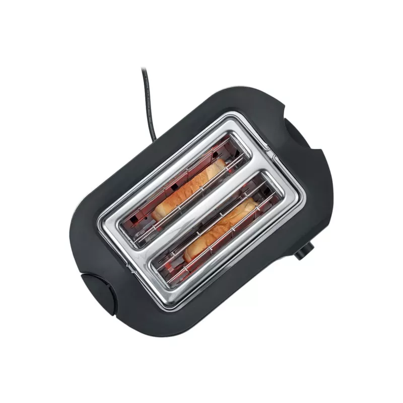 Severin 2589 2 fatias 800 W preto, aço inoxidável