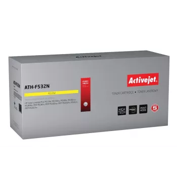 Activejet ATH-F532N toner (substituto do HP 205A CF532A; Supreme; 900 páginas; amarelo)