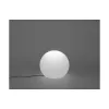 Luminária de chão para exterior Newgarden BULY E27 8W branco polietileno