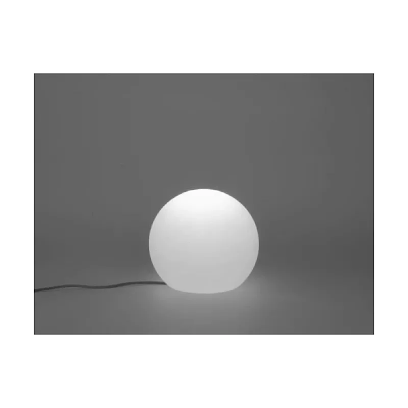 Luminária de chão para exterior Newgarden BULY E27 8W branco polietileno