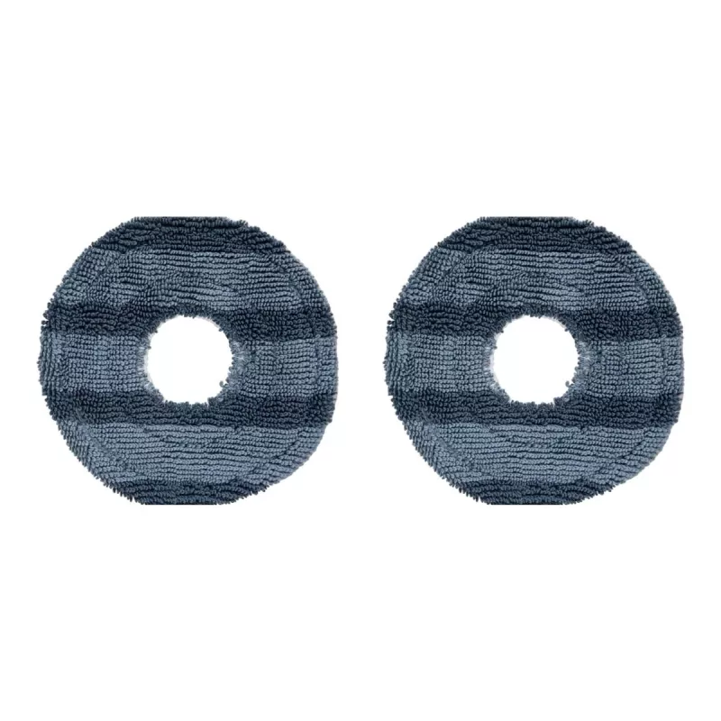 Panos de limpeza de substituição para aspirador robô Eufy série C20, pack de 2, cinzento/azul