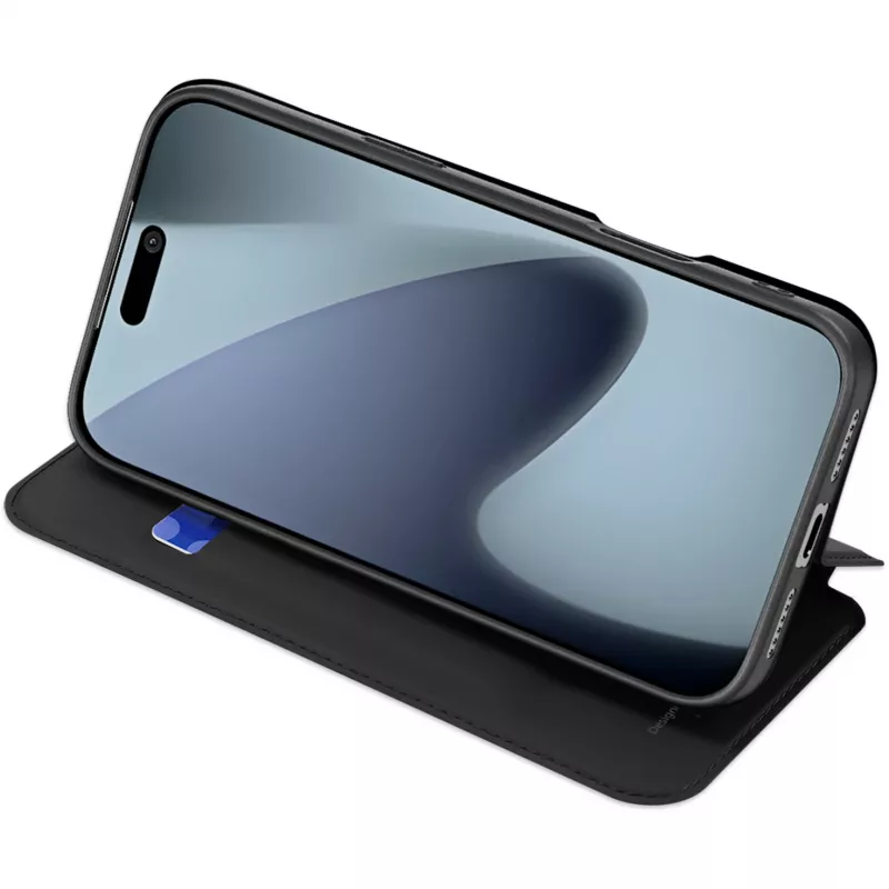 Nevox Vario Series Capa tipo livro para iPhone 17 Pro Max, preto