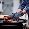 Weber 7017 Luvas de silicone para grelhador pretas