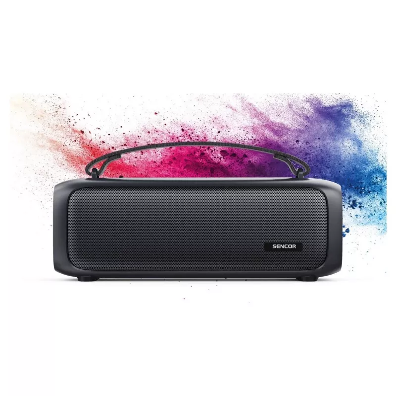 Sencor SSS 3000 KIDS coluna Bluetooth, 16 W, rádio FM, painel LED