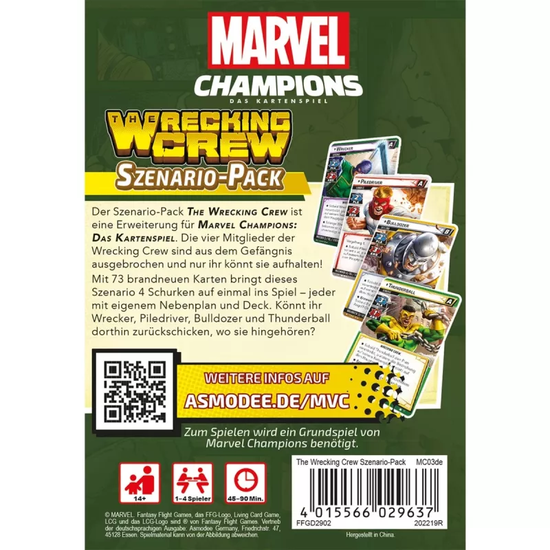 Marvel Champions: The Card Game - The Wrecking Crew (Expansão)