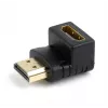 Adaptador HDMI GEMBIRD A-HDMI90-FML, HDMI para HDMI, adaptador em ângulo reto 90°, preto