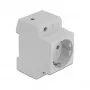 Tomada CEE 7/3 DeLOCK 11469 Cinzento claro 250V 16A