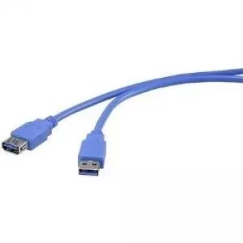 Cabo de extensão USB 3.0 Renkforce 1420710, 3 m, azul