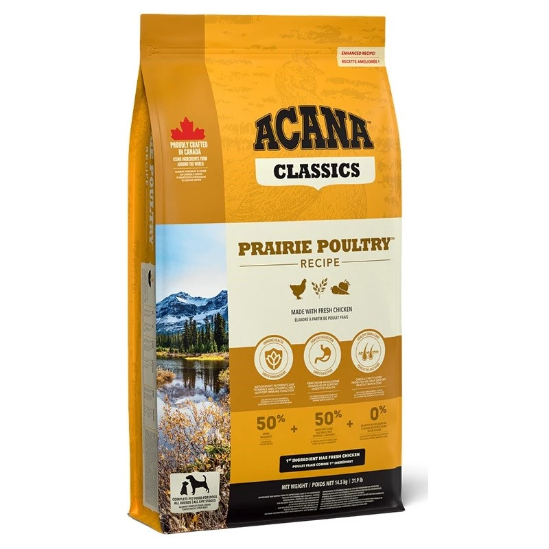 ACANA Classics Prairie Poultry - alimento seco para cães - 14,5 kg