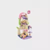 Marioinex Mini Waffle Princess Fantasy Torre, blocos de construção de 148 peças