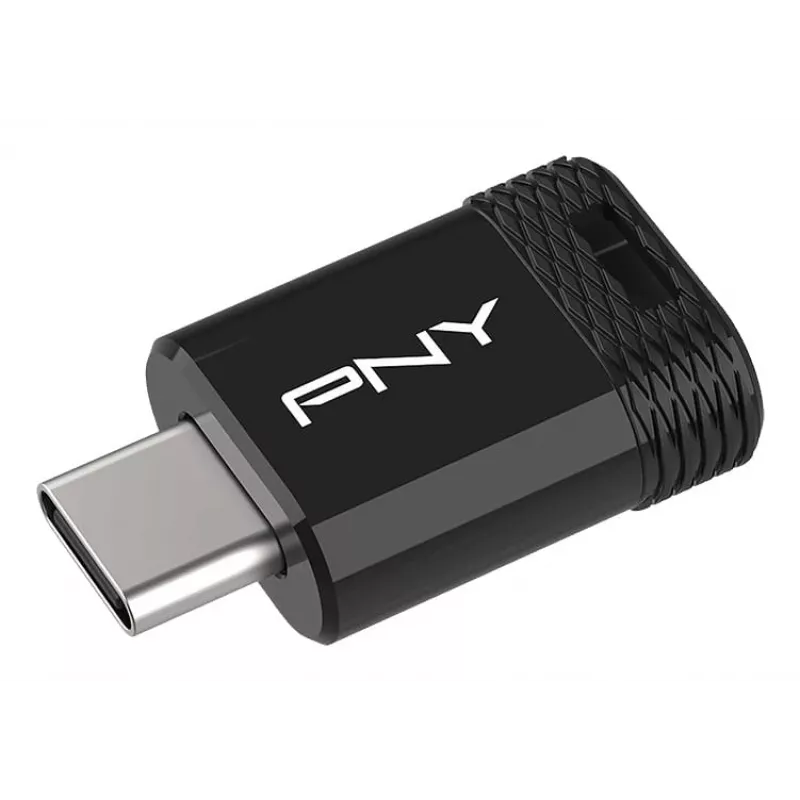 Pen USB PNY Elite-X 256 GB USB Type-C 3.2 Gen 1 (leitura 200 MB/s, escrita 100 MB/s) preto