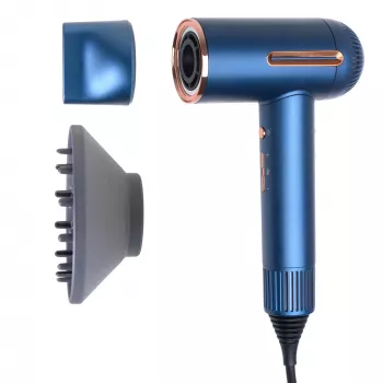 Secador de cabelo Adler | AD 2271 SUPERSPEED | 1500 W | Número de níveis de temperatura 6 | Função de iões | Acessório difusor | azul