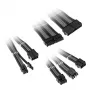 Kolink Core Adept COREADEPT-EK-BGR kit de extensão de cabos entrançados, preto/cinzento