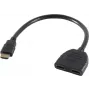 Adaptador HDMI ShiverPeaks Type-A para 2x macho/fêmea 77415 – splitter/adaptador HDMI Type-A