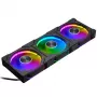 Phanteks D30 PH-F120D30_DRGB_PWM_BK01_3P ventoinhas de caixa 120 mm PWM D-RGB, Regular Airflow, 3 unid., pretas