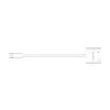 Adaptador de áudio USB-C LogiLink USB-C/M para 2x USB-C/F 60W PD branco