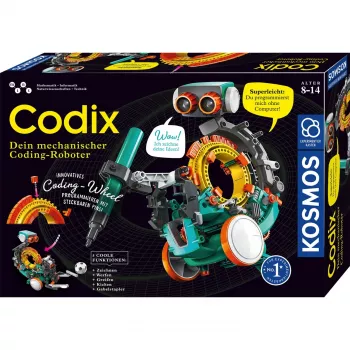 Kosmos Codix, kit de construção, 8 anos Kosmos Codix. Tipo de produto: kit de construção, idade mínima recomendada: 8 anos