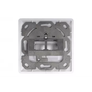 Digitus | Placa de parede para módulos Keystone, tipo alemão, placa central 50x50 mm, moldura 80x80 mm | DN-93801-1
