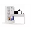 Conjunto secretária + estante Cosmo, branco