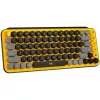 Teclado mecânico sem fios Logitech POP Keys Mini QWERTY teclas emoji