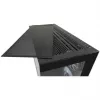 Caixa LC-Power MidiTower 715B preta USB3.2/Áudio sem fonte de alimentação SEAMLESS_X (LC-715B-ON)