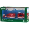 Comboio a bateria World Roter, veículo de brincar vermelho