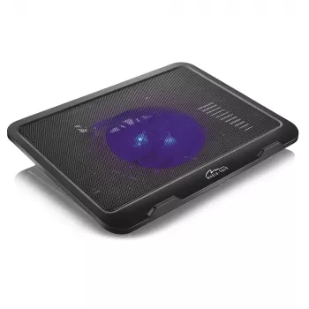 Base de arrefecimento MEDIA-TECH MT2660 – arrefecedor de portátil alimentado por USB, 1 ventoinha 13,5 cm, 20 CFM, 1000 rpm, 330×250×40 mm, 327 g, retroiluminação