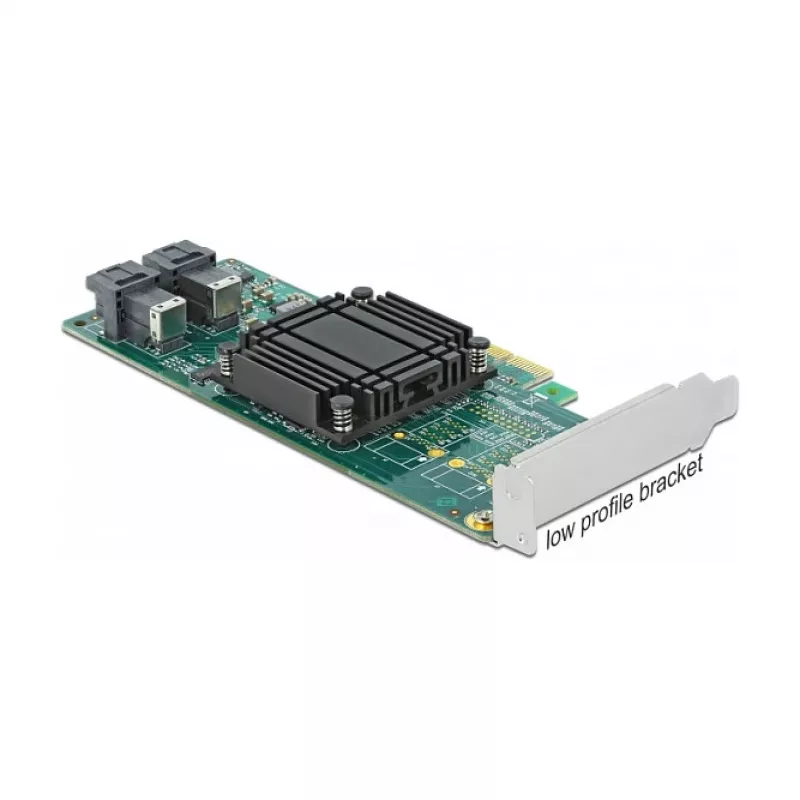 DeLOCK placa PCI Express x8 para 2 x SFF-8643 NVMe internos, formato low profile