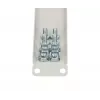 Painel cego para rack Extralink Front Blank Panel 1U 19 polegadas cinzento, caixa em aço