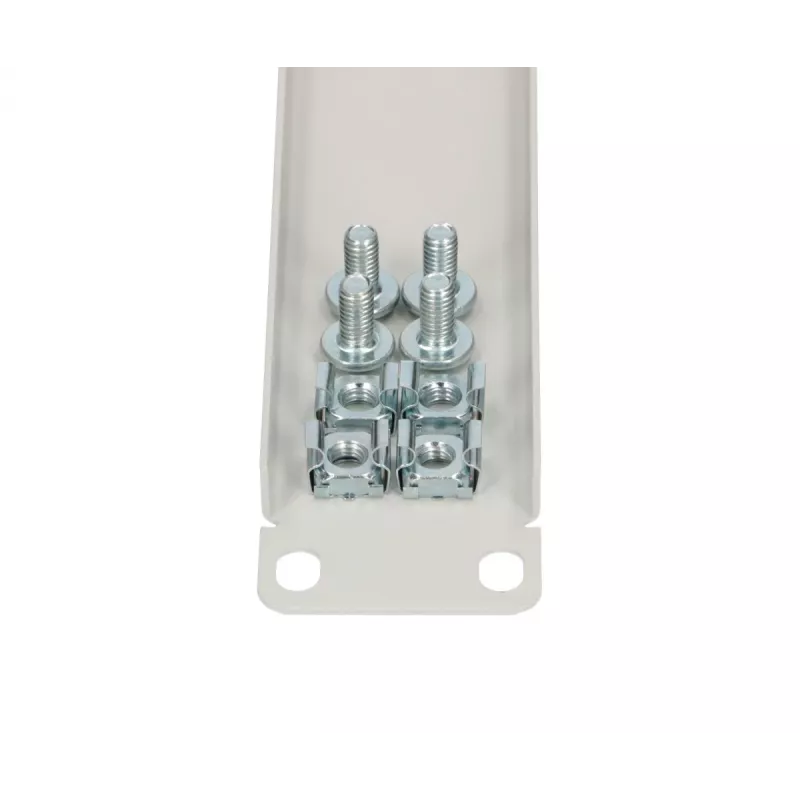 Painel cego para rack Extralink Front Blank Panel 1U 19 polegadas cinzento, caixa em aço