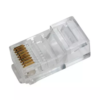 Ficha RJ45 LogiLink MP0020 transparente