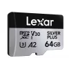 Cartão microSD Lexar 64 GB UHS-I Classe 3 SILVER PLUS