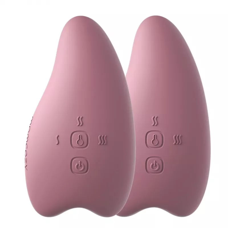 Massajador de lactação com calor e vibração Momcozy LM009, rosa