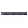 Switch Ethernet Gigabit gerido Netgear GS752TX, 48x RJ-45 10/100/1000, suporte 10G, rack 1U, cinzento