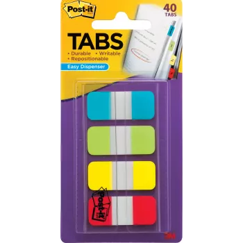 3M Post-it Index Strong 676-ALYR marcadores autoadesivos, 16 x 38 mm, sortidos turquesa/verde/amarelo/vermelho